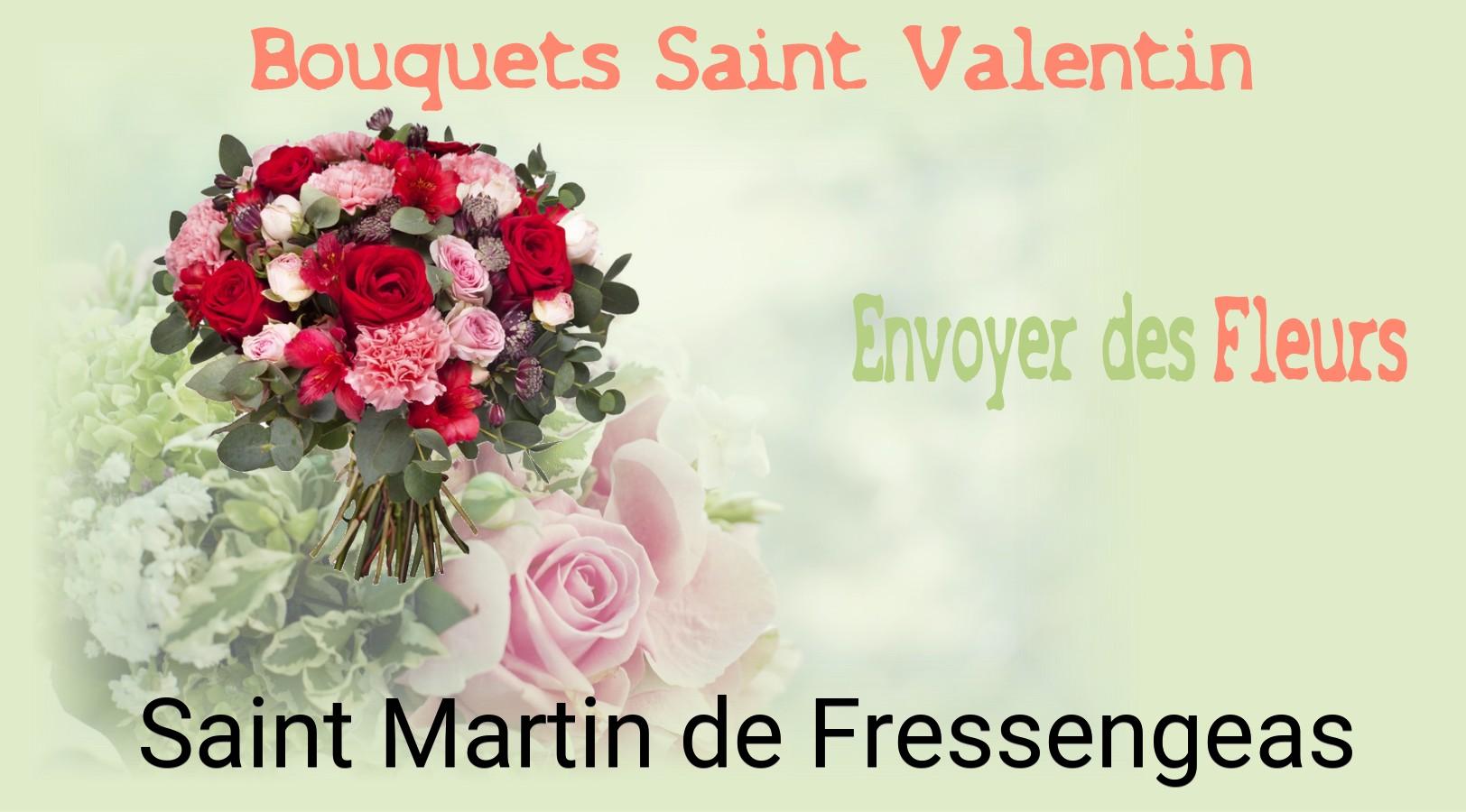 Roses de Saint-Valentin livrées à Saint-Martin-de-Fressengeas